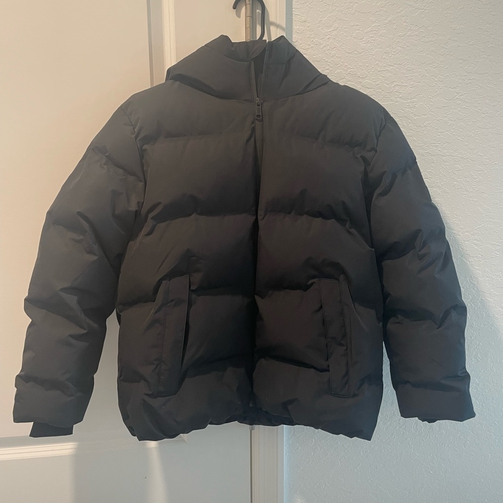 Brand New - Zara Black Kids Water Repellant Puffer Jacket